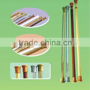 Bathroom Accessories Curtain Steel Spring Tension Rod Net Rod Cafe Rod White thumbnail-1