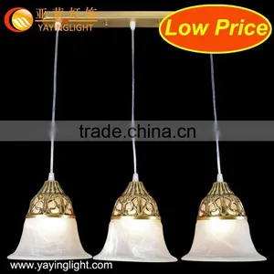 American Bedroom Iron Glass Chandeliers, Lamps Aisle Entrance Hall Hotel Cafe Chandelier thumbnail-1