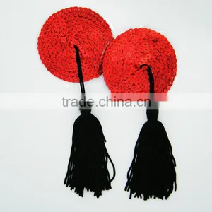 Hot Sale Wholesale Sexy Red Nipple Cover Can OEM thumbnail-1