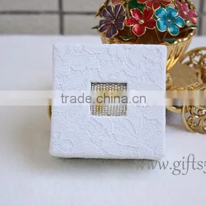 Custom Elegant Proposal Jewelry Ring Gift Box Wedding Ring Box With Beaded Name Plate of F thumbnail-1