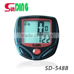 14function Sunding Bike Odometer Wired Bicycle Computer thumbnail-1