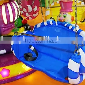 New 2016 Amusement Park Rides Clown Model Fairground Swing Flying Chair thumbnail-2