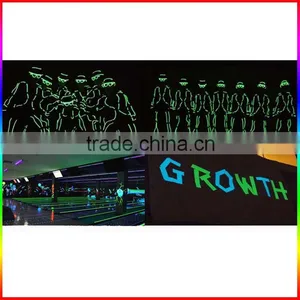 Blue Light Glow in the Dark Sticker on Roll and Sheet thumbnail-2