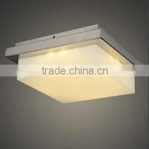 21W Contemporary Simple Chrome /satin Nickel Led Ceiling Light Balcony Lamp Corridor Lamp The Bedroom Light thumbnail-1