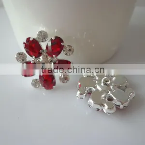 Factory Wholesale Shiny Colorful Metal Rhinestone Crystal Buttons Snaps for Leather Bracelet thumbnail-3
