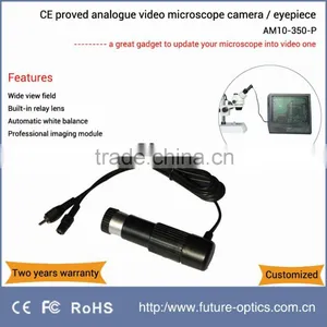 AM10-350-P Wide View Field PAL System Video Microscope Camera Equipped With Bigger Sizes Sensor and Relay Lens thumbnail-1