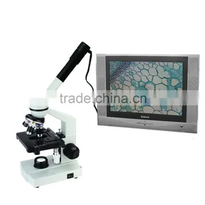 Wholesaler Easy Operation 0.35MP VBMA35N-2B Video Biological Microscope for Student Use thumbnail-1