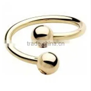 Fashion 316L Steel Eyebrow Ring Twister Body Piercings Jewelry thumbnail-1