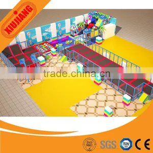 Children Fitness Equipment, Indoor Playground Trampoline Park for Kids thumbnail-4