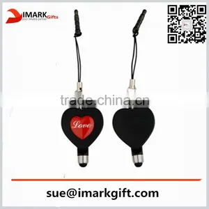 Smartphone Accessory Heart Shape Stylus Pen Advertising Pen With Touch Panel Equipment thumbnail-1
