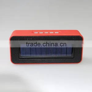 Hot Selling 2016 Mini Portable fm Usb Solar Bluetooth Speaker thumbnail-2
