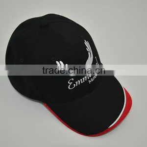 Wholesale Custom Black Sport Baseball Hat 6 Panel Baseball Caps thumbnail-2