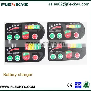 Battery Charger Membrane Switch Keypads Graphic Overlays thumbnail-1