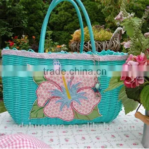 Fashionable and Soft Cheap Crochet Straw Bag PP Woven Bag thumbnail-1