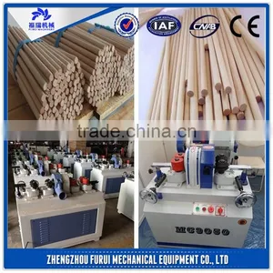 CE Approved Flexible Broom Handle / Wood Broom Stick Making Machine thumbnail-1