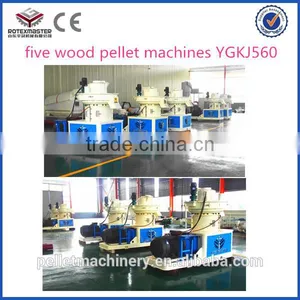 New Condition Rice Hull Husk Wood Pellet Machine , Machine for Make Wood Pellets Vietnam thumbnail-1