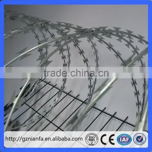 45/50/70/100cm Coil Galvanized Concertina Razor Wire(Guangzhou Factory) thumbnail-4