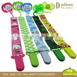 Wholesale Custom Funny Baby Soother Pacifier Dummy Clip thumbnail-1