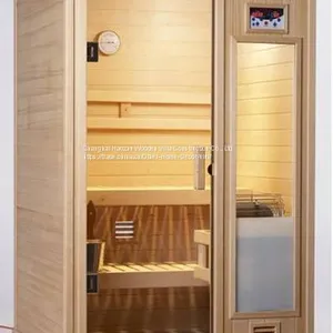 Customized Person Cheap Luxury Wood Sauna Steam Room thumbnail-5