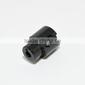 High Precision CNC Turning Black Plating Aluminum Aviation Plug Parts thumbnail-2