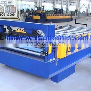 LMS Durable Quality Galvanized Trapezoidal Wall Panel Cold Roll Forming Machine thumbnail-6