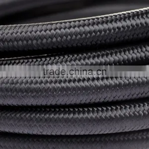 AN -8 AN8 AN08 Stainless Nylon Braided Fuel Line Oil Gas Hose thumbnail-2