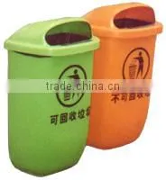Customize Plastic Dustbin, Recycle Trash Bin ,blow Molding Sanitation ,HDPE Outdoor Plastic Dustbin thumbnail-4