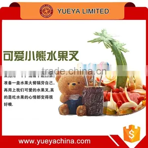 Cute Teddy Bear Fruit Fork Kitchen Supplies Tools thumbnail-2