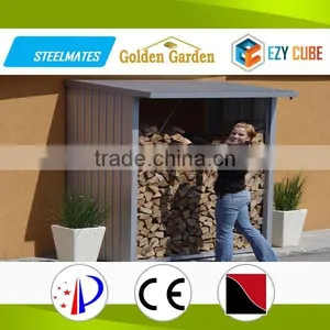 Family Usage Garden Metal Storage Shed Log Store of Outdoor thumbnail-1