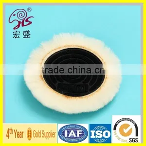 2016 New Product China Factory Sheep Wool Single Sided Nylon Tape 3m Polishing Pad High Quality thumbnail-2