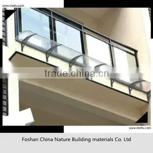 UV Polycarbonate Awning for Garage thumbnail-5
