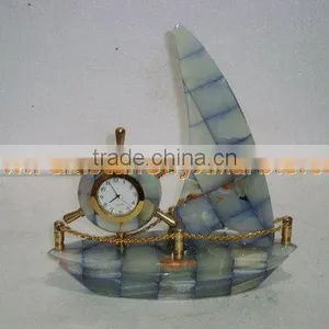 BEST QUALITY FACTORY PRODUCUNG ONYX PATCH WORK CLOCKS thumbnail-2