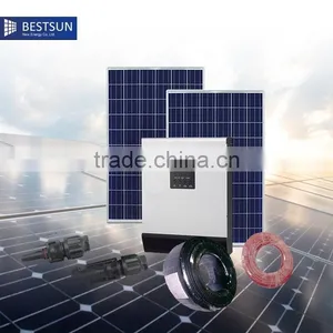 2016 Professional Manufacturer Lithium Battery Solar Energy System With LED Lights for Home Portable Solar Power System 3kw thumbnail-2