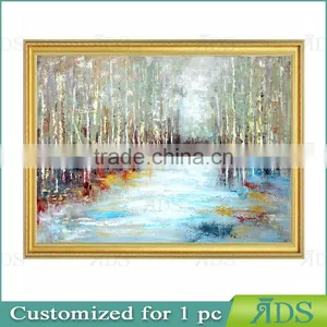 Wholesale Abstract Natural Trees Canvas Oil Painting thumbnail-4