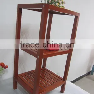 Clothing or Bag Shoes Store Movable Wood Table Top Product Display Shelf Showcase thumbnail-4