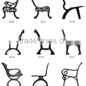 Upmarket Outdoors Ganden Park Cast Iron Bench Legs in China thumbnail-3