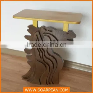 Display Racks Wood Display Stand Wood Carving Horse thumbnail-1