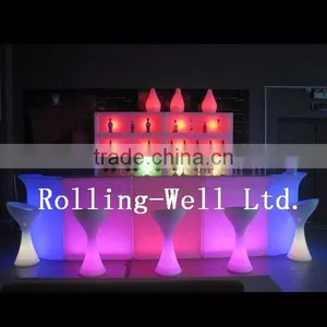 Modern Colorful Rechargeable Battery LED Bar Counter for Bar/garden Decoration thumbnail-3