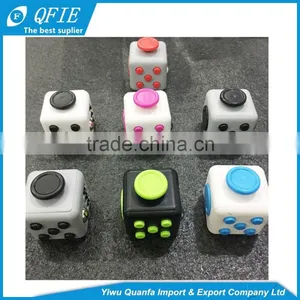 2017 Hot New Products Desk Finger Toys Mini Fidget Cube Squeeze Fun Stress Reliever thumbnail-2
