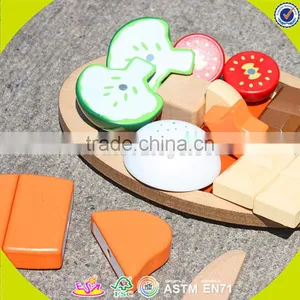 оптовая продажа деревянных игрушек - еды для детей, деревянные игрушки - еды для DIY, деревянные игрушки - еды для ролевых игр для младенцев и детей W10B107 thumbnail-6