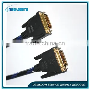 Factory Price of Good Quality DVI 24+5 Pin Male to DVI 24+5 Pin Male With OEM Service H thumbnail-1