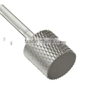 Bright Finish Diamond Cut Cylindrical Carbide Bur thumbnail-1
