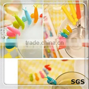 Wholesale Cute Snail Hanging Tea Bag Colorful Snails Gifts Plastic Tea Bag Clip thumbnail-1