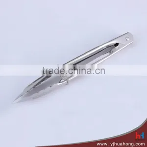 Mirror Full Stainless Steel BBQ Serving Food Tongs (HFT-SS01E) thumbnail-2