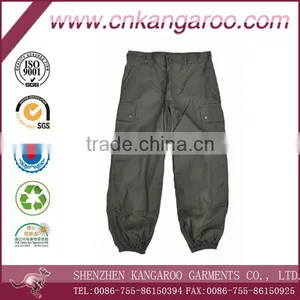 High Quality Army Green Military Uniform Pants With Ankle Banded thumbnail-1
