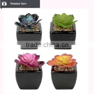 Wholesale Potted Succulent Wedding Decor Mini Succulent Artificial Lavender thumbnail-2