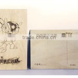 Laser Engraved Wooden Postcards thumbnail-2