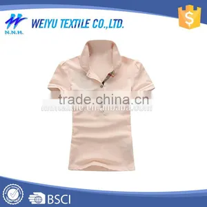 Pink Color Blank Softextile Polo t Shirt thumbnail-1