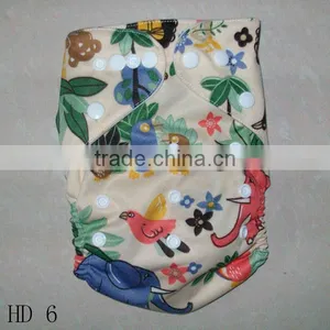 NEW Prints Top Quality Material Reusable Washable Baby Nappy thumbnail-1
