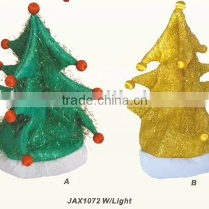 Tree Flashing Hat / Christmas Xmas Hat With Light / Christmas Xmas Hat thumbnail-1